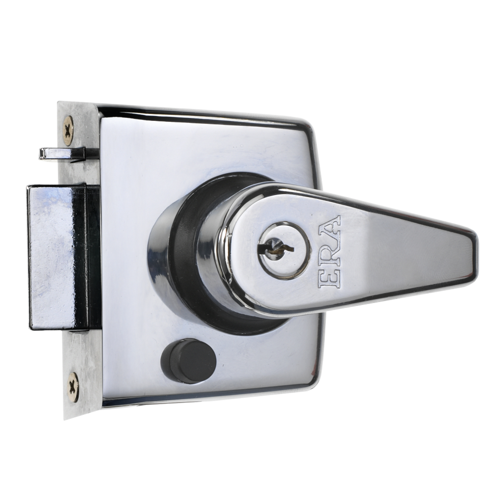 ERA 183 & 193 Deadlocking Nightlatch 40mm With Cylinder - Satin Silver