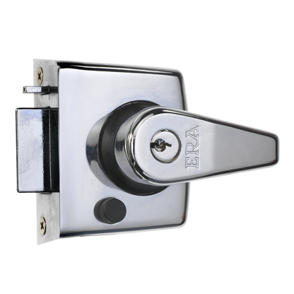 ERA 183 & 193 Deadlocking Nightlatch 40mm With Cylinder - Satin Silver