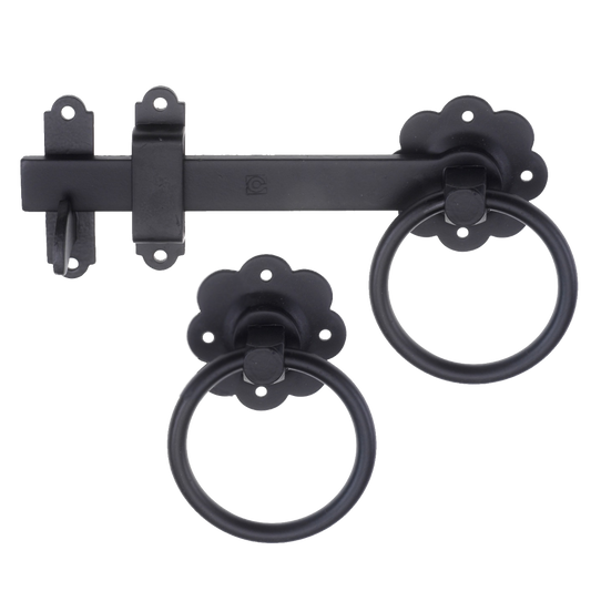 CROMPTON 1136-7-10 Gate Latch 178mm Plain - Black