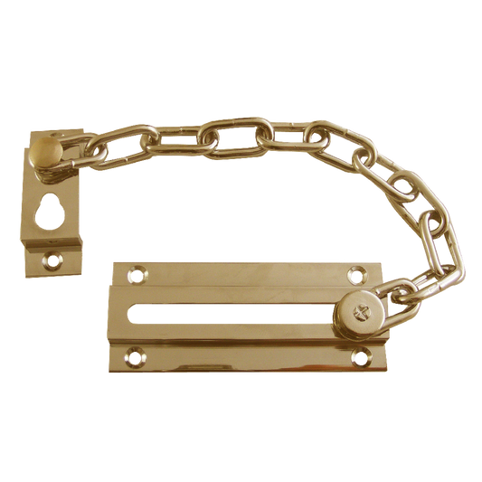 Hiatt 724 & 725 Door Chain Pro - Polished Brass