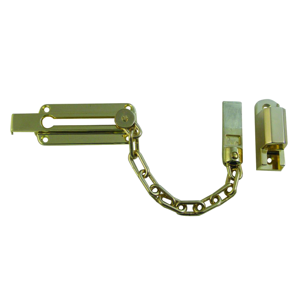 Hiatt 187 & 188 Locking Door Chain KD Pro - Electro Brass