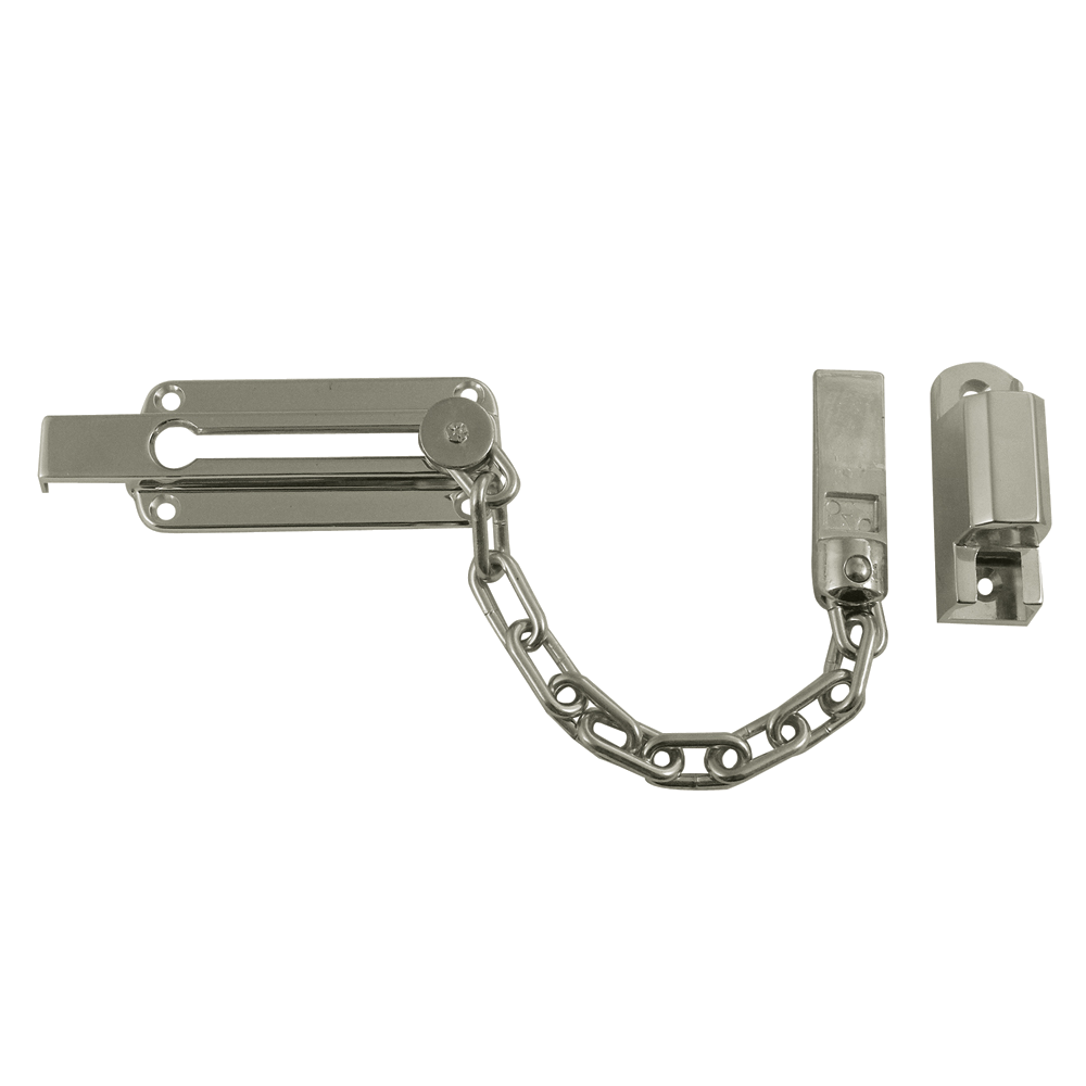 Hiatt 187 & 188 Locking Door Chain KD Pro - Chrome Plated