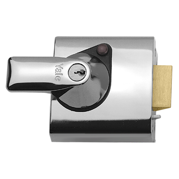 YALE PBS1 & PBS2 Auto Deadlocking Nightlatch 60mm Pro - Chrome Plated