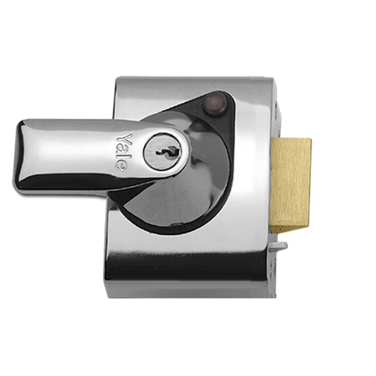 YALE PBS1 & PBS2 Auto Deadlocking Nightlatch 40mm Pro - Chrome Plated