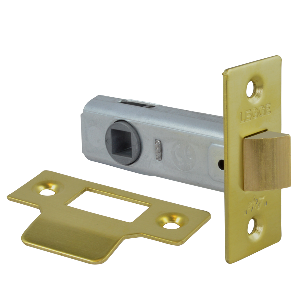 Legge 3721 & 3722 Tubular Latch 64mm - Electro Brass