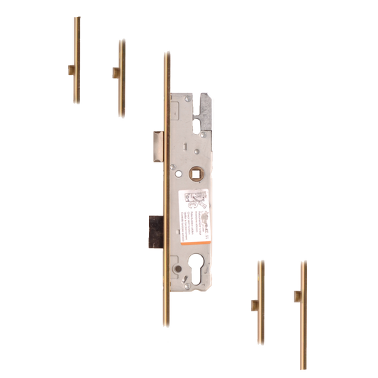 KFV Lever Operated Latch & Deadbolt - 4 Roller 30/92 16mm Faceplate