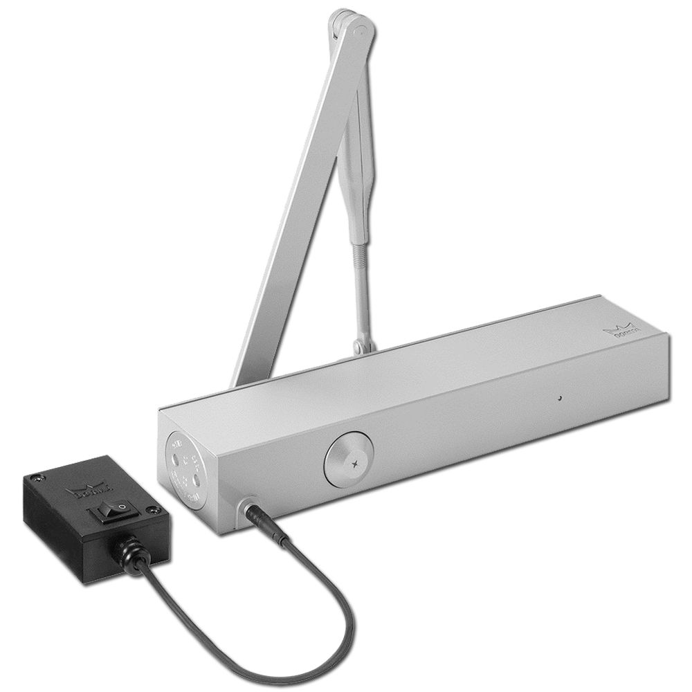 DORMAKABA TS73EMF Hold Open Door Closer Std - Silver Enamelled