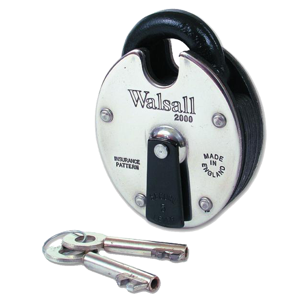 WALSALL LOCKS W2000 5 Lever High Security Padlock Keyed To Differ