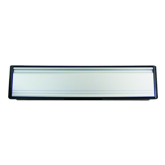 WELSEAL UPVC Letter Box 305mm Wide Silver