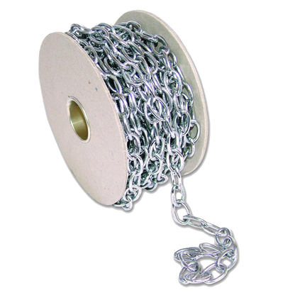 ENGLISH CHAIN 331 Brass Oval Chain 16mm - Chrome Plated