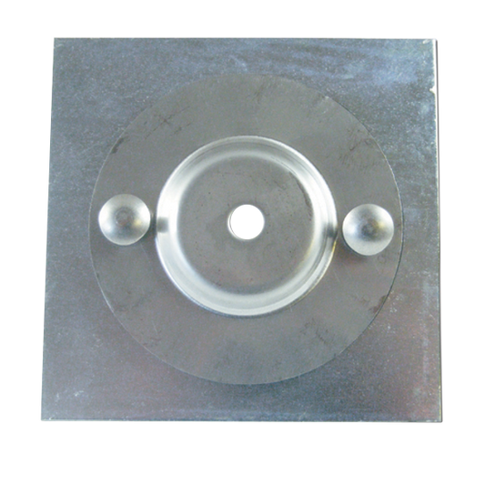 ALDRIDGE Bril Van Lock Protector Plate Satin Chrome