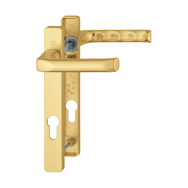 HOPPE London UPVC Lever Door Furniture 113P/366M 92mm Centres - Gold