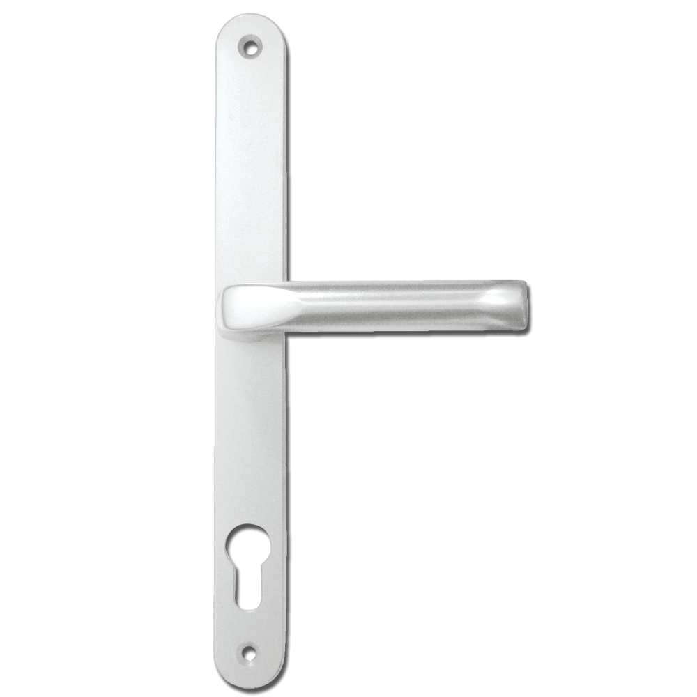 HOPPE London UPVC Lever / Moveable Pad Door Furniture 76G/3831N/113 92mm/62mm Centres - White