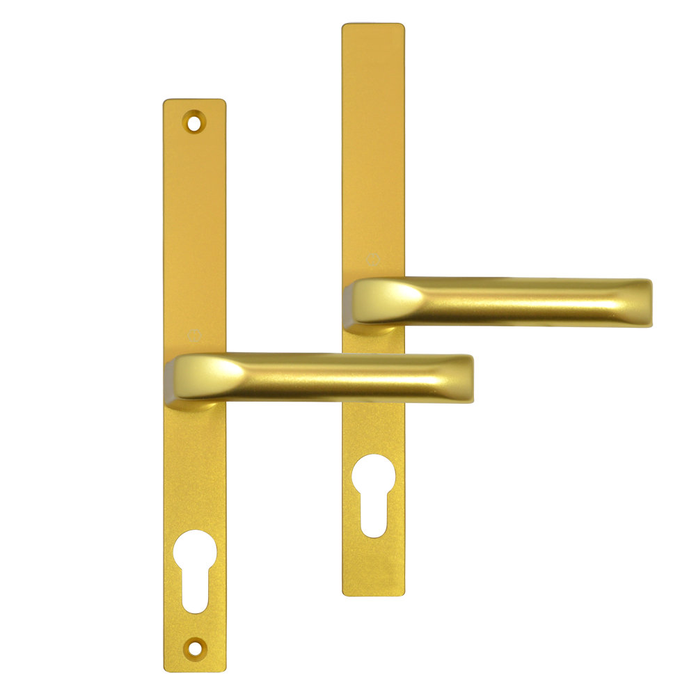 HOPPE UPVC Lever Door Furniture To Suit Fullex 68mm Centres - Gold