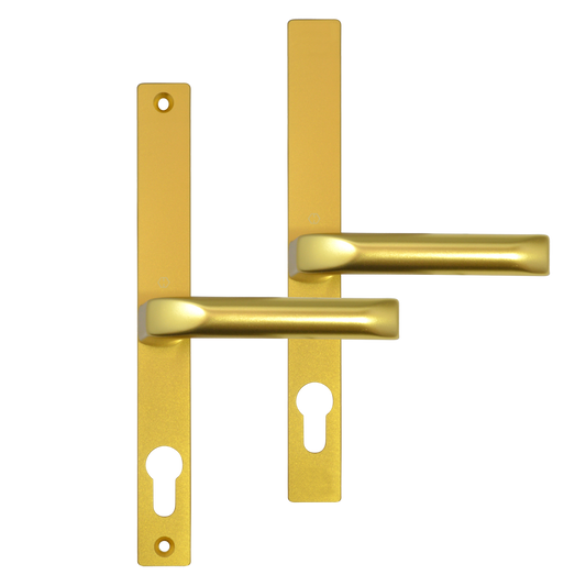 HOPPE UPVC Lever Door Furniture To Suit Fullex 68mm Centres - Gold