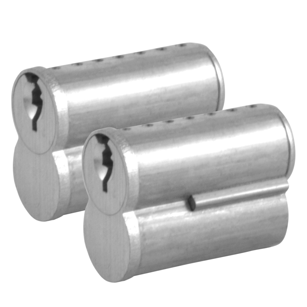 ARROW Rainer 201484 Cylinder To Suit Kaba 1000 & L1000 Series Keyed Alike Pair - Satin Chrome