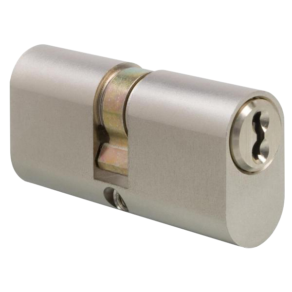 EVVA GPI ODZ Oval Double Cylinder MK 72mm 36/36 31/10/31 MK AMK2 - Nickel Plated