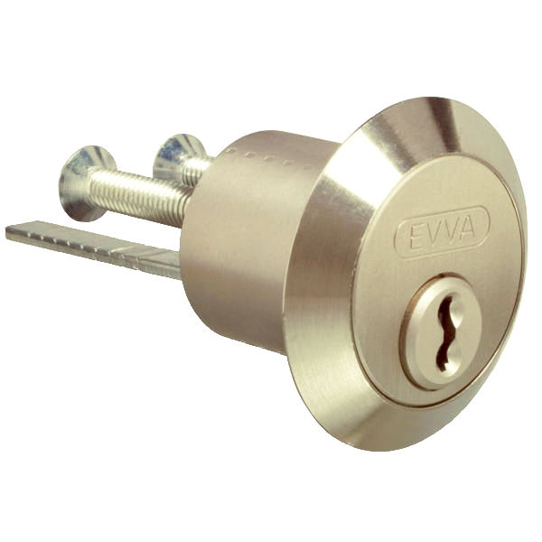 EVVA GPI AZG Rim Cylinder MK AMK2 - Polished Brass