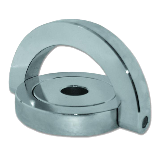 Hardie Ground Anchor Ring Chrome Plated