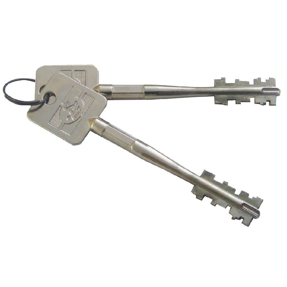 SARGENT & GREENLEAF 6880-452 Key Set 45mm 2 Key Set - Galvanised