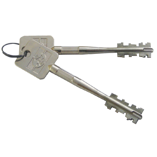 SARGENT & GREENLEAF 6880-452 Key Set 45mm 2 Key Set - Galvanised