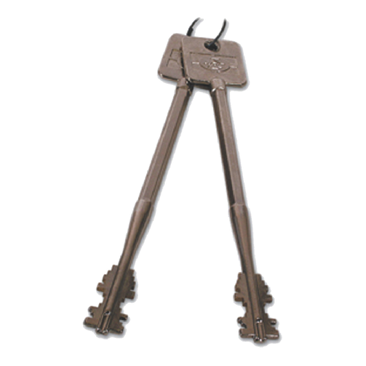 SARGENT & GREENLEAF 6880-902 Key Set 90mm 2 Key Set - Galvanised