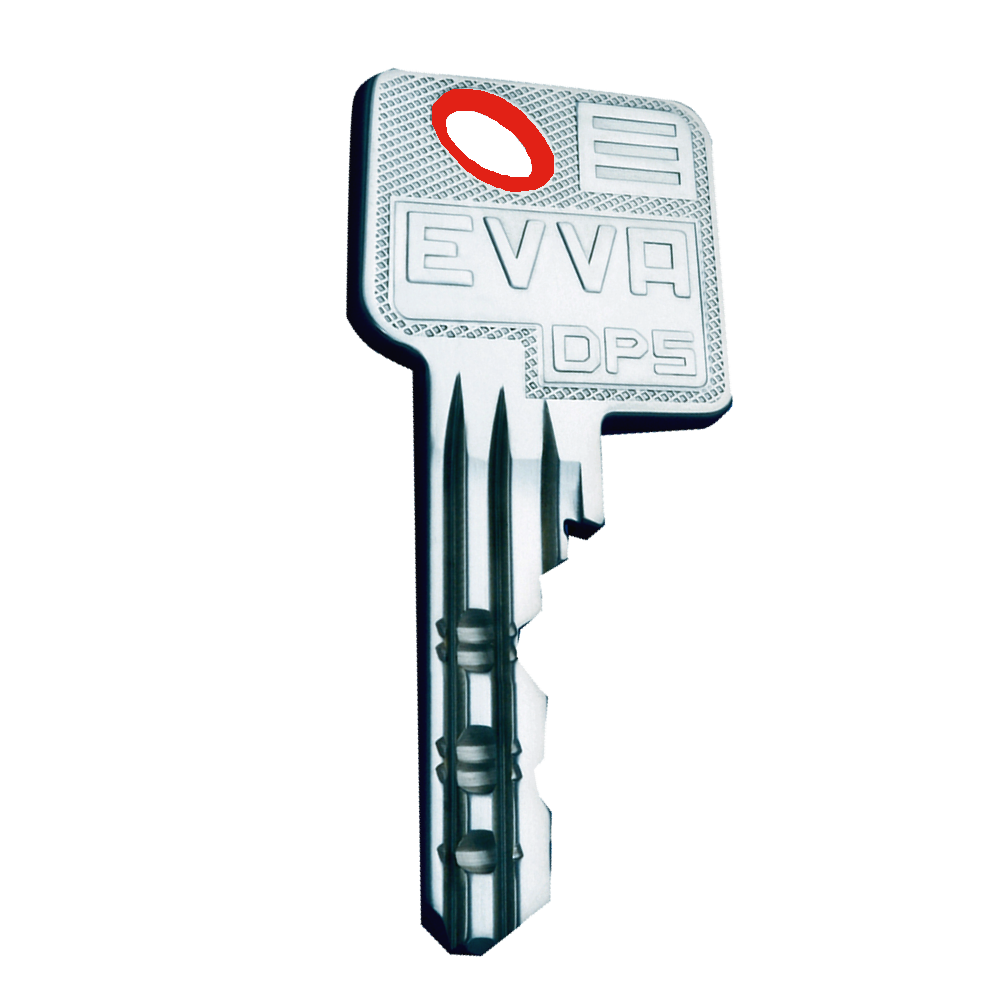 EVVA Key Tag SKR-C Red