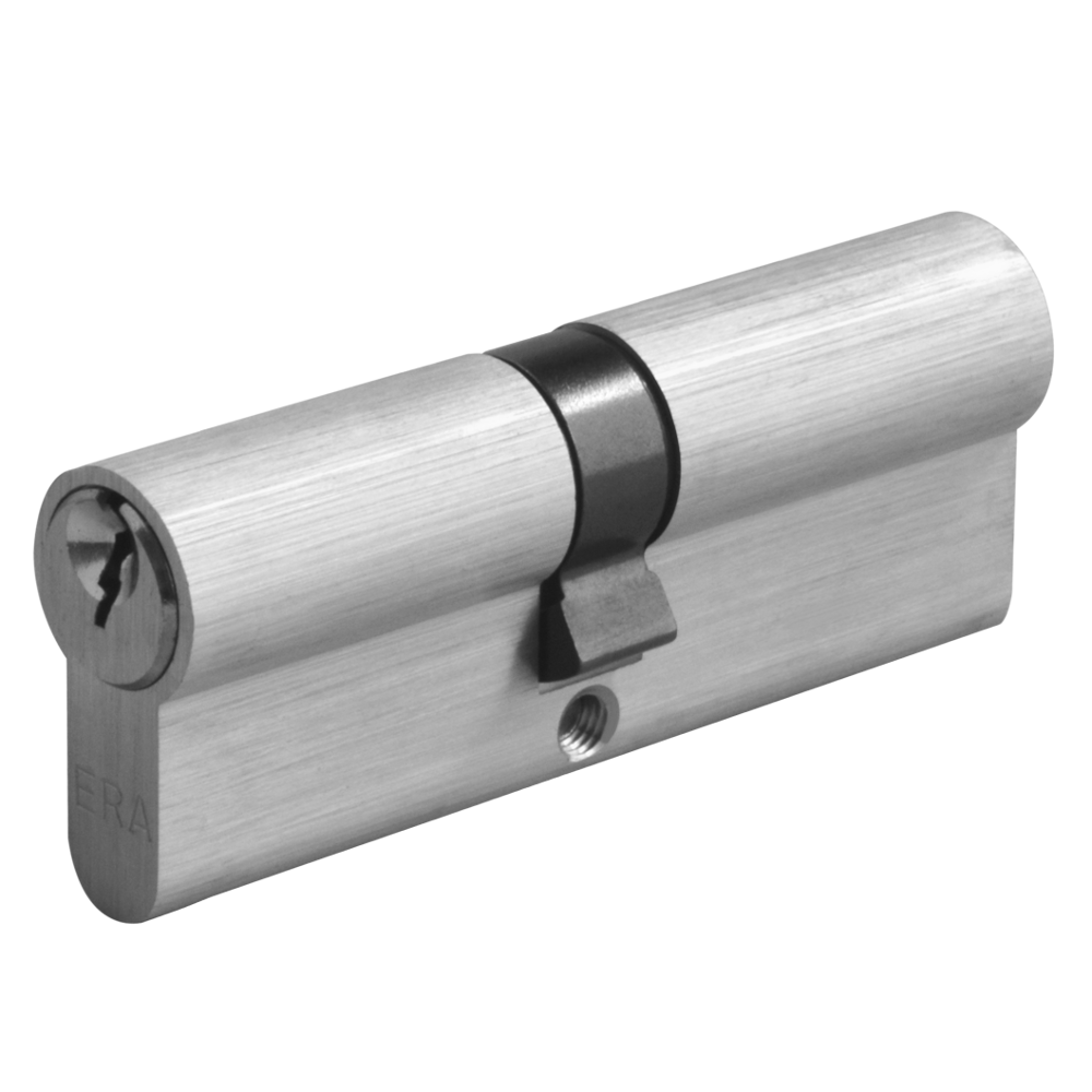 ERA 6-Pin Euro Double Cylinder 95mm 40/55 35/10/50 Keyed To Differ - Satin Chrome