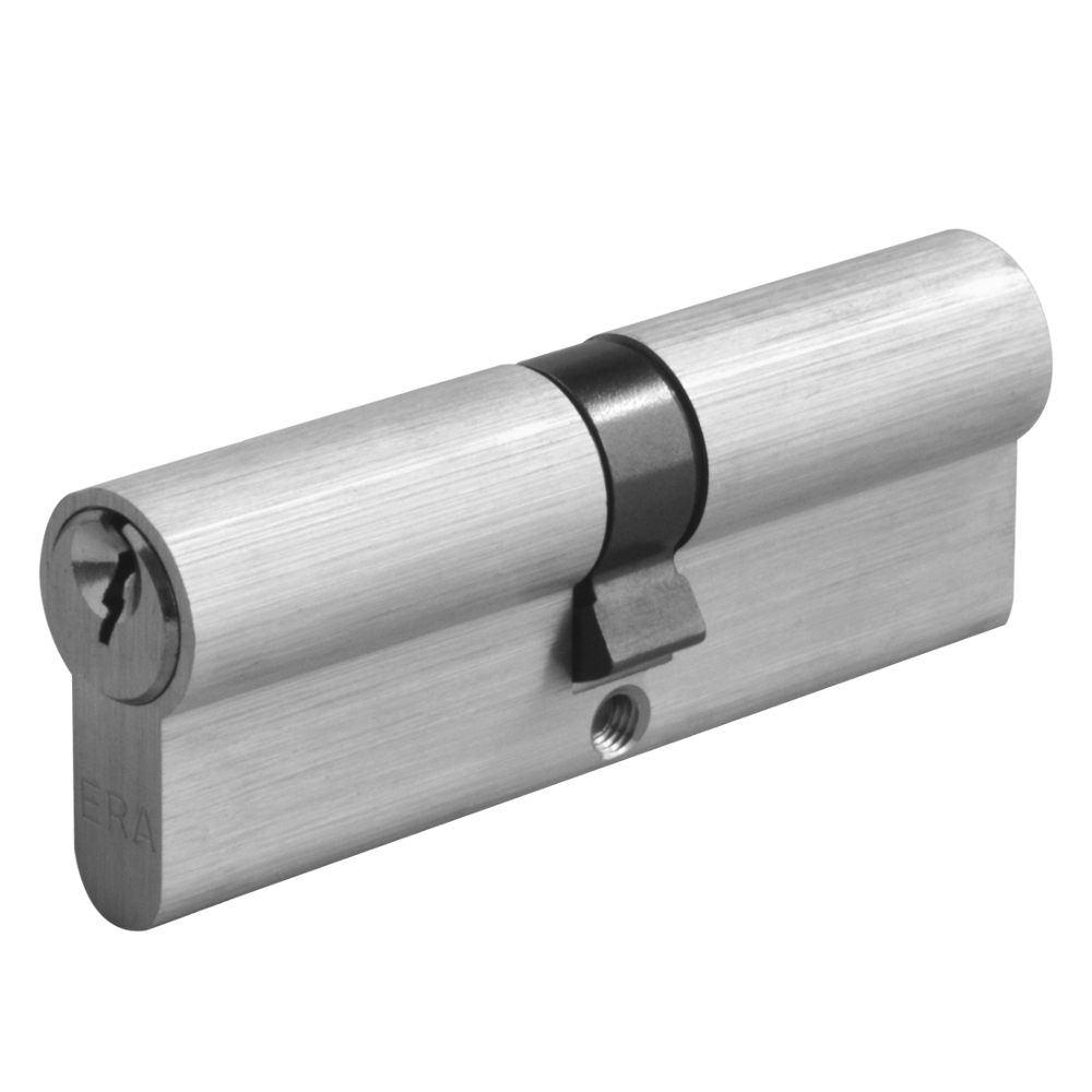 ERA 6-Pin Euro Double Cylinder 95mm 45/50 40/10/45 Keyed To Differ - Satin Chrome