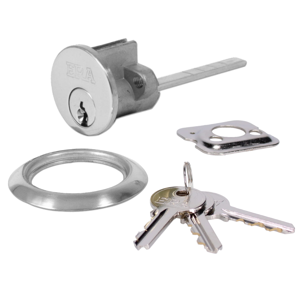 ERA 863 5-Pin Rim Cylinder Keyed To Differ 863-51 - Satin Chrome