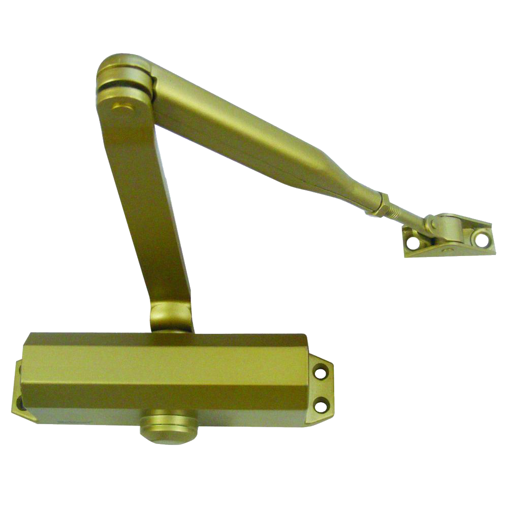 BRITON 121CE Size 3 Overhead Door Closer Gold GE - Gold Enamelled