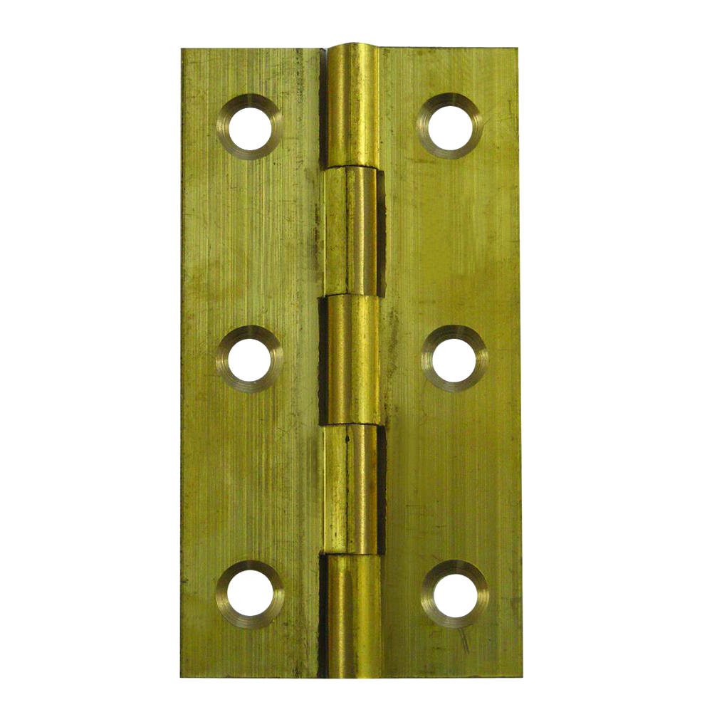 CROMPTON 0160 Solid Drawn Hinge 76mm - Polished Brass