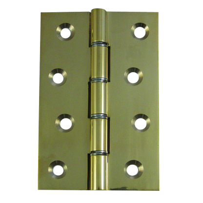 CROMPTON 0162STD-102-68-30 Double Steel Washer Hinge Polished Brass