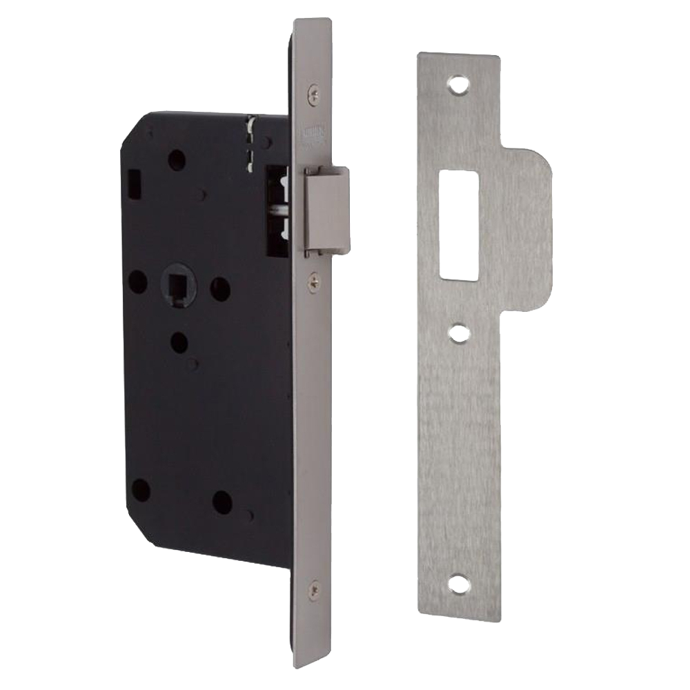 UNION J2C23 DIN Mortice Latch 83mm Keyed to Differ Square - Stainless Steel