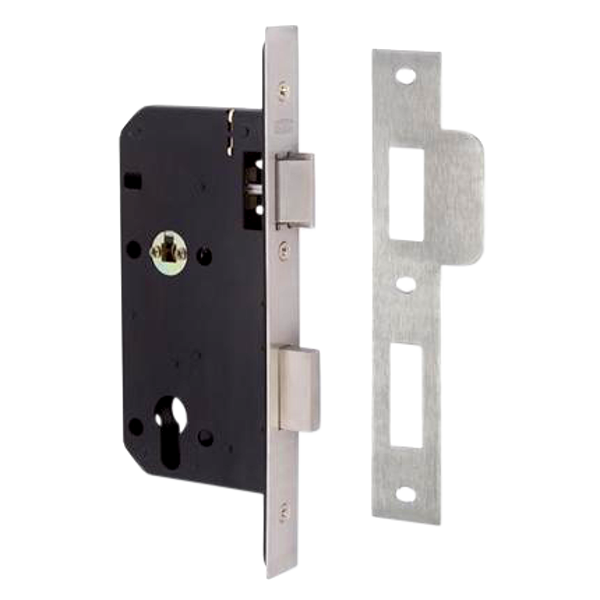 UNION JL2C26 DIN Euro Escape Sashlock 83mm Square - Stainless Steel