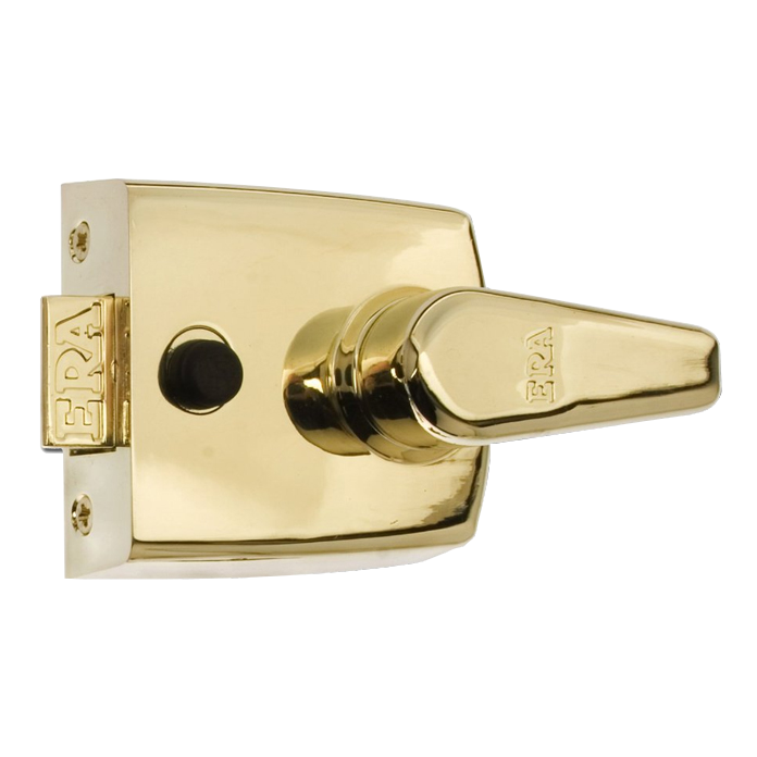 ERA 1630 & 1650 Non-Deadlocking Nightlatch 60mm Case Cyl - Polished Brass