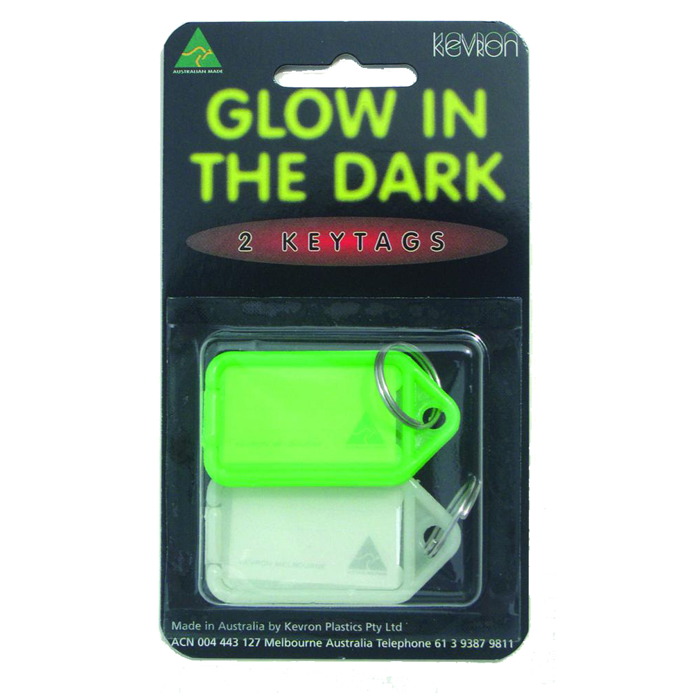 KEVRON ID43PP2 Glow In The Dark Click Tag ID43PP2 - Assorted Glow In The Dark Colours