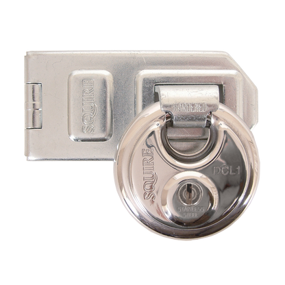 SQUIRE DCL1 Discus Padlock 70mm Keyed to Differ Pro With DCL1 Hasp