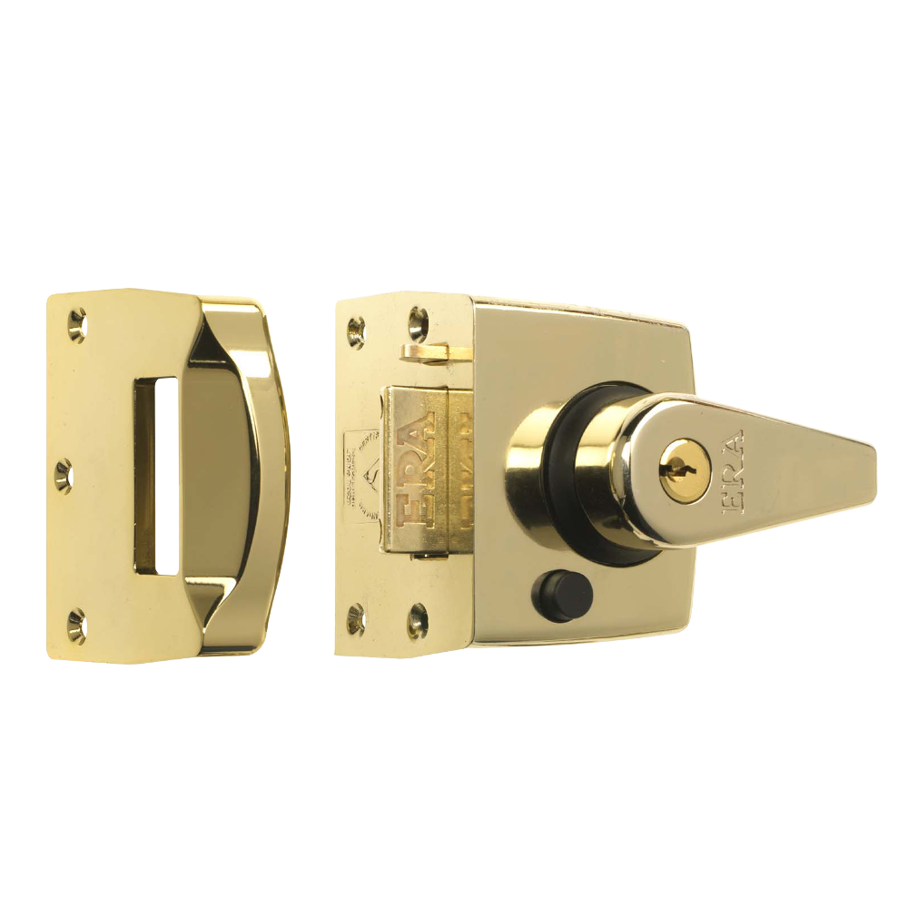 ERA 1830 & 1930 Auto Deadlocking Nightlatch 40mm Display - Polished Brass