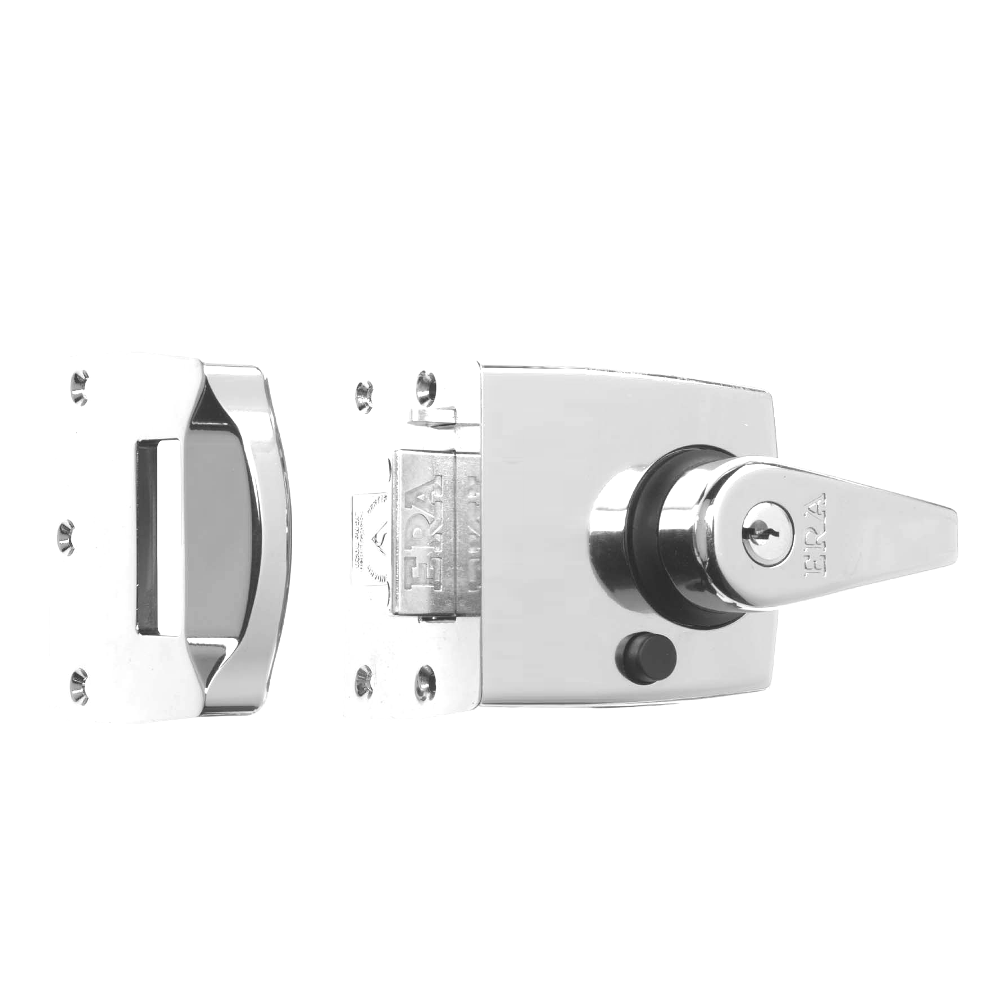 ERA 1830 & 1930 Auto Deadlocking Nightlatch 60mm Pro - Polished Chrome