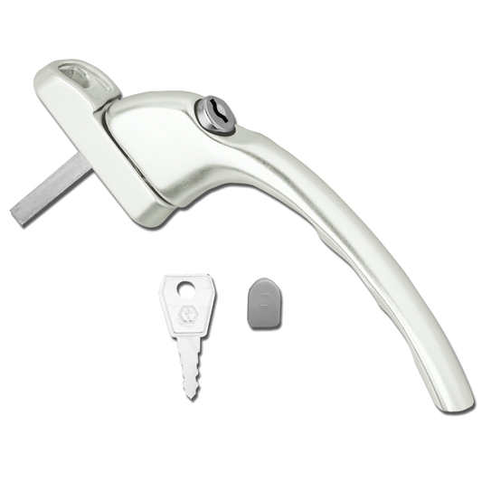 HOPPE Tokyo UPVC Espag Handle Inline ID237/1171 White