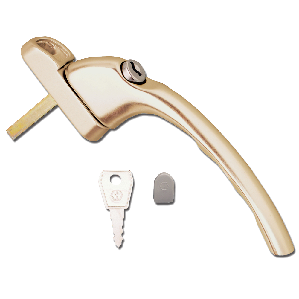 HOPPE Tokyo UPVC Espag Handle Inline ID237/1171 Gold