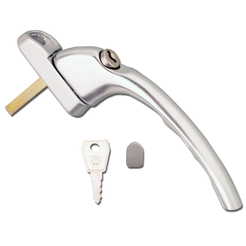 HOPPE Tokyo UPVC Espag Handle Inline ID237/1171 Silver