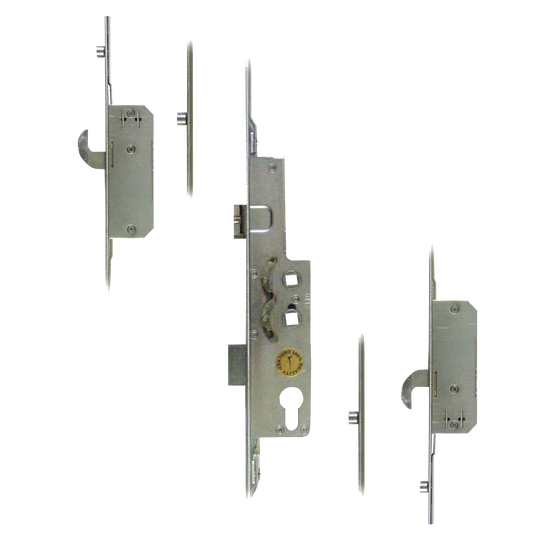 AVOCET Lever Operated Latch & Deadbolt Twin Spindle - 2 Hook 4 Roller 35/92-62