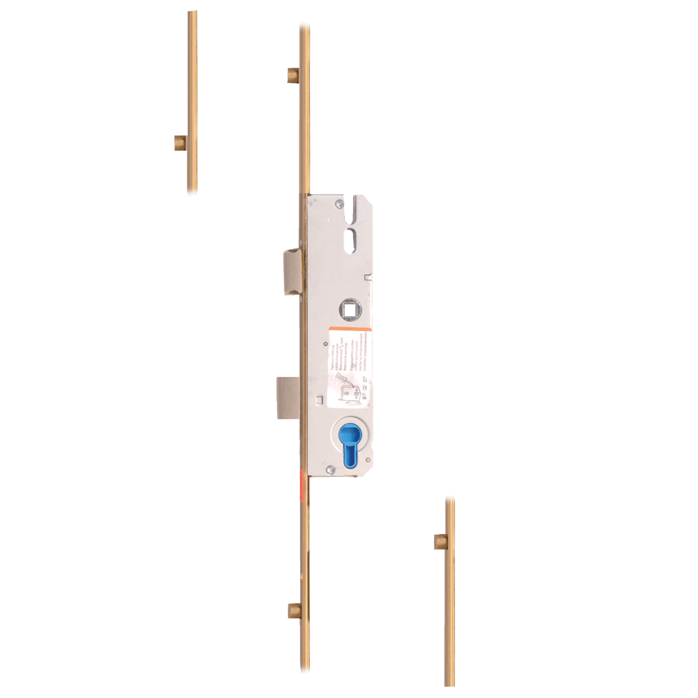 KFV Key Operated Latch & Deadbolt - 4 Roller 25/92 16mm Faceplate