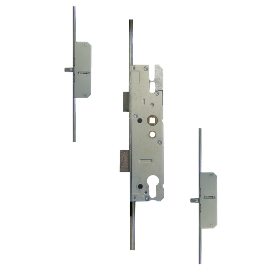 KFV Lever Operated Latch & Deadbolt Long Version - 2 Round Bolt 35/9216mm Faceplate