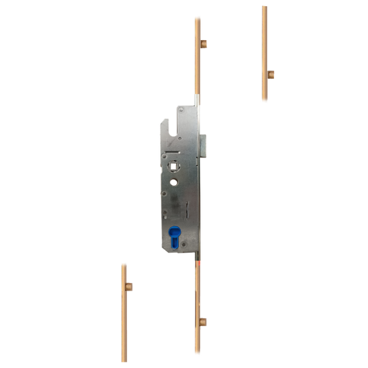 KFV Key Operated Latch & Deadbolt - 4 Roller 45/92 16mm Faceplate