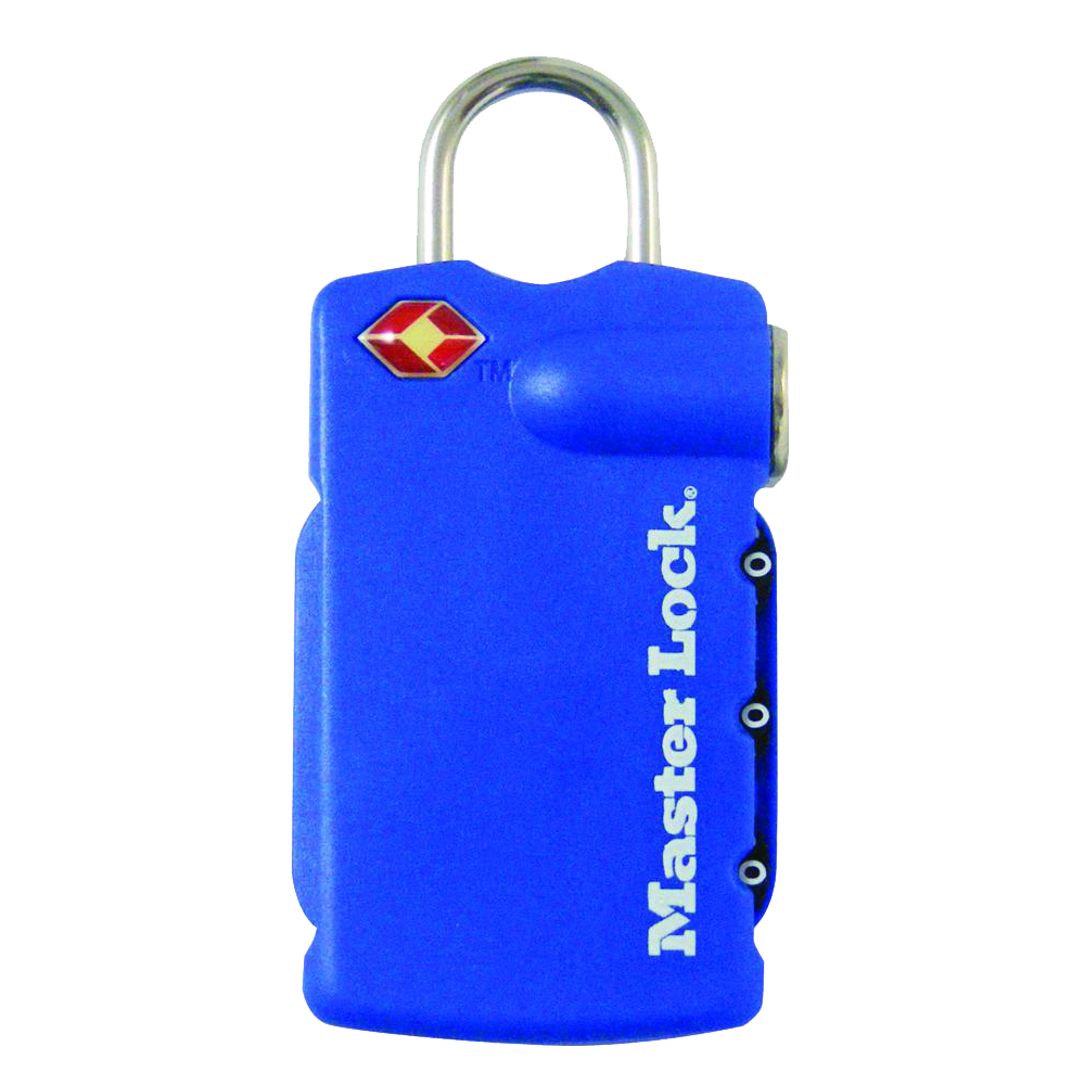 MASTER LOCK 4685 Combination Luggage Padlock - With Luggage Label Keyed To Differ Pro