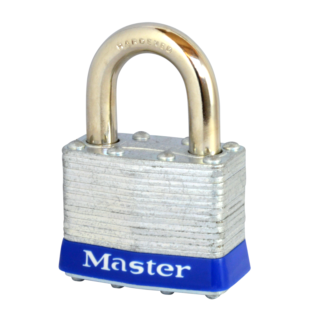 MASTER LOCK Open Shackle Unassembled Laminated Padlock 1UP Standard Shackle