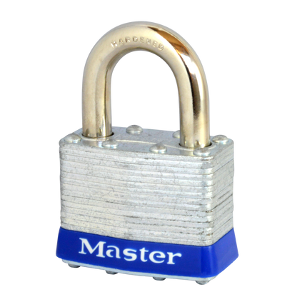 MASTER LOCK Open Shackle Unassembled Laminated Padlock 1UP Standard Shackle